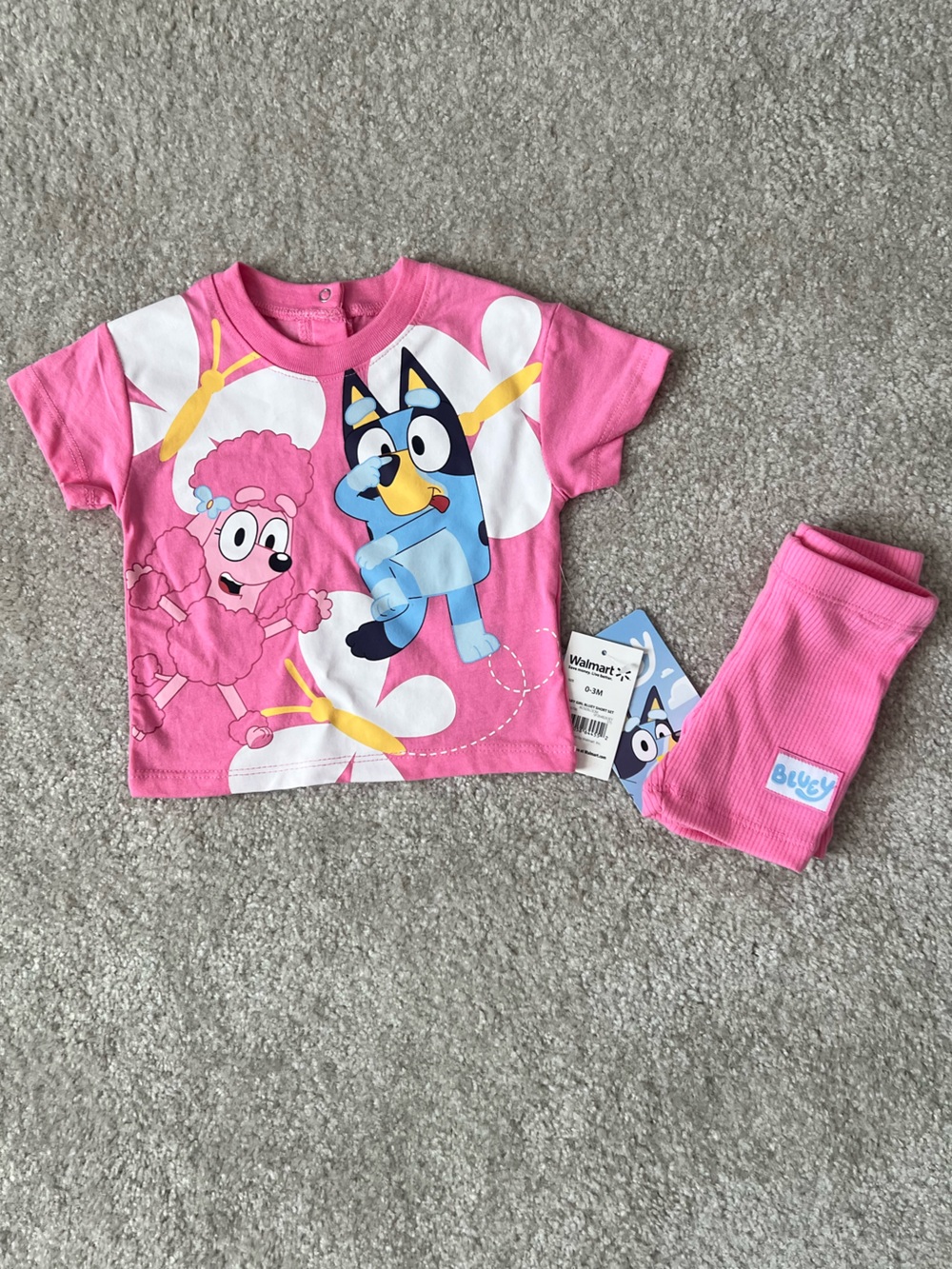 Kids Pink Two-Piece Pajama Set